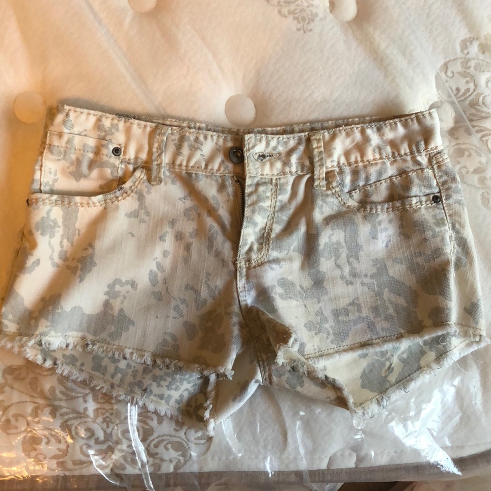 Cheetah print shorts